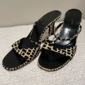 kate spade New York Women's Giraffe Print Slide SandalsSz 7.5 B